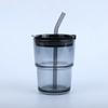 Taza de Bambú, Vaso de Agua, Vaso de Leche, Vaso de Vidrio de Oficina de Pequeña Capacidad con Tapa, Vaso Grande de Paja Resistente al Calor, Vaso de Vidrio, Estilo Nórdico