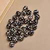 Ágata Roja del Tíbet Ágata Negra Dzi Cuentas Redondas Blancas Pulsera DIY Pulsera Cuentas Sueltas Cuentas Redondas Dzi Suministro Directo de Fábrica