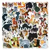 50 Adesivos de Guerreiro Gato, popular romance transfronteiriço, desenho animado Guerreiro Gato, comunidade de gatos, adesivos à prova d'água para DIY