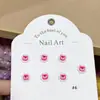 Joyería para Arte de Uñas de Resina Dibujos Animados Dinosaurio Comida Linda Juguete Joyería para Uñas Aretes Funda para Teléfono Móvil Accesorios de Uña Portátiles