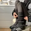 Calcetines de Otoño e Invierno para Mujer, Calcetines Holgados de Color Sólido Estilo Japonés para Chicas JK, Calcetines de Punto para Pantorrilla de Moda