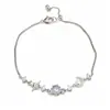 Pulsera de estrella y luna con incrustaciones de circonita, pulsera de nicho de lujo ligero, fresca, dulce, moderna, versátil, joyería de alta gama al por mayor