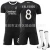 Uniforme de Entrenamiento de Fútbol 2526 Número de Club. 9 Camiseta de Mbappe Uniforme de Equipo Deportivo Camiseta Estilo Entrenamiento Real Madrid Pie Negro