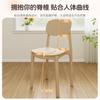 Silla de Comedor de Plástico Engrosado para Uso en Casa, Silla de Mesa de Comedor Moderna Minimalista, Taburete Comercial de Restaurante de Moda con Respaldo