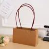 Bolsa Tote de Flores Fashion e de Luxo para o Dia das Mães, Bolsa com Arranjo de Flores em Papel Kraft Impermeável com Flor de Rosa, Atacado de Caixas de Presente
