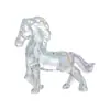 Artesanato de Cristal Animal Simulador Cavalo Feroz Pônei Mesa Entrada Ornamentos de Cristal Presentes para Crianças Fornecimento Transfronteiriço
