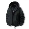 Nueva Chaqueta Exterior de Estilo Americano para Hombre para Primavera y Otoño, Abrigo de Senderismo Impermeable y a Prueba de Viento, Chaqueta con Capucha para Pareja