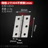 Bisagra de tope de acero inoxidable para puerta de armario pequeña 1.5 pulgadas 2 pulgadas 3 pulgadas bisagra para puerta y ventana de persiana bisagra de caja bisagra de hoja
