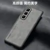 Adecuado para Funda de Teléfono Transsion Hot60Pro+ Spark40 Piel de Cordero Negocio Cuero Liso Anticaída Infinix Protección