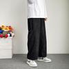 Otoño Nuevo Pantalón de Trabajo Estilo Hong Kong para Hombre Bolsillo Grande Marca de Moda ins Pantalón Deportivo Suelto Casual Recto