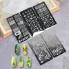 Suministro Transfronterizo de Juegos de Placas de Estampado para Uñas, Plantillas DIY de Transferencia para Uñas, Venta al por Mayor de Fabricantes