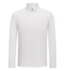 Uniforme alternativo de grupo para hombre Solona de malla con cuello alto y manga larga, cómodo y versátil con diseños impresos y bordados para el trabajo