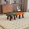 Bancos de Madera Maciza para Uso Doméstico, Taburetes Bajos Acolchados Suaves, Bancos para Mesa de Centro de Sala de Estar, Reposapiés para Sofá, Bancos para Cambiarse de Zapatos, Taburetes Pequeños, Venta al por Mayor de Fábrica