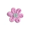 Estilo Xiaoxiang Lana Hecho a Mano Flor Tridimensional Corsage Accesorios para Mujer Primavera y Otoño Nuevo Suéter de Punto Prenda Piezas de Flor Decorativas