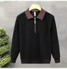 Sudadera con Cremallera a Media Altura y Cuello Alto Estilo Urbano de Moda para Hombre Primavera/Otoño 2026 Nuevo Diseño Bloque de Color Prenda Base Superior