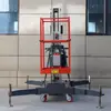 Plataforma Elevatória Hidráulica de Liga de Alumínio Coluna Única Pequena Doméstica Móvel Veículo de Subida para Trabalho de Manutenção em Alta Altitude