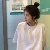 Camisetas Publicitarias Personalizadas DIY de Manga Corta con Cuello Redondo de Secado Rápido, Camisetas Culturales, Uniformes Blancos de Clase, Ropa de Trabajo de Algodón Puro, Hechas a Medida con Estampado de Logo