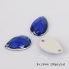 Pegatina de diamante de imitación de cristal acrílico de 8-13 mm, hecha a mano, para accesorios de ropa, cosida a mano, con taladro de garra, bolsa de material.