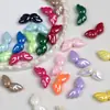 Alas de Ángel Luna Fría Dingyi Cuentas de Acrílico Sólido Colorido Galvanizado con Agujero Cuentas Sueltas Cadena para Teléfono Móvil Material de Bricolaje