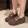 Sapatos Mary Jane Birkenstock Femininos com Aumento de Altura Oculto Cobertura Total Outono 2026 Novo Estilo Slip-on Mocassins Confortáveis Sapatos Individuais