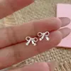 Pendientes Minimalistas de Lazo de Estrella para Mujer, Nuevos Pendientes de Aro Lisos de Tendencia Ins de Nicho de Alta Gama