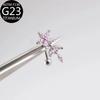 Novos Piercings de Sobrancelha e Cartilagem de Orelha em Titânio F136, Piercings de Sobrancelha e Cartilagem de Orelha em Material G23, Joias para Piercing, Atacado Transfronteiriço