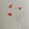 Flores de Amapola Artificiales de Alta Calidad, Amapola de Hielo, Flores Falsas, Flores de Seda al por Mayor, Amazon, Aliexpress, Pintura al Óleo, Transfronterizo