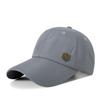 Gorra de Béisbol Deportiva de Verano Versátil Sombrero de Circunferencia de Cabeza Grande Logotipo Metálico Secado Rápido Sombrero para el Sol para Hombres y Mujeres