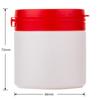 Fabricante personalizado 150ml branco tampa destacável boca larga garrafa de plástico tanque de leite em pó tanque de alimentação processamento com tampa atacado