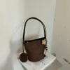 Ruien 2026 Otoño Nuevo Bolso Cubo Casual Simple, Bolso de Hombro Único y de Moda para el Trabajo