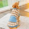 Ropa para Perros Otoño e Invierno Ropa para Mascotas Franela a Cuadros Ropa Cálida para Border Collies, Golden Retrievers, Perros Medianos y Grandes