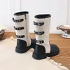 Botas da Moda Color Block Estilo Coreano para Crianças Nova Coleção Primavera/Outono 2026 Botas de Meia-Canela Estilo Britânico para Meninas Solado Macio Versátil Botas Martin