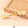 Hebilla Cheongsam Alambre Dorado Enrollado Satén Cristal Calabaza Hebilla Botones Dinastía Han China Botones de Ropa Hebilla Decorativa Accesorios