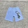 Pantalones Cortos Deportivos Casuales de Malla con Cordón y Estampado de Logo Francés Clásico Pintado a Mano Alcatraz