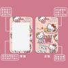 Tarjeta de estudiante del campus Sanrio kt cat, juego de tarjetas de comida, autobús, Yangchengtong, control de acceso, tarjeta de trabajo, estuche protector, juego de tarjetas con cordón