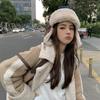 Gorro Lei Feng de piel sintética para hombre y mujer, invierno, grueso, cálido, para ciclismo, algodón, felpa, protección para los oídos, gorro de aviador, comercio exterior transfronterizo