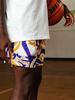 Shorts de Basquete Americanos Marca da Moda Estilo Pigmento Verão Malha Secagem Rápida Quatro Pontos no Joelho Corrida Esportes Calças de Praia para Homens