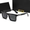 Gafas de Sol Cuadradas de Moda para Hombre, Gafas de Sol con Protección UV para Conducir al Aire Libre, Gafas de Sol Deportivas Polarizadas de Tendencia Europea y Americana
