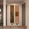 Ver las Montañas, Estética de la Dinastía Song, Pinturas Colgantes del Vestíbulo, Caligrafía y Pintura de Paisaje Zen para la Sala de Té, Pinturas Decorativas para la Sala de Estar, Pinturas en Rollo de Cortina de Bambú