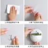 Estante de Almacenamiento para Montar en la Pared sin Taladro, Maceta Especial para Suculentas, Se Puede Colgar con Ganchos