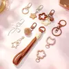 Llavero Colgante de Dibujos Animados DIY Hecho a Mano Cadena para Bolso Teléfono Cadena Terminada Anilla Abierta Paquete de Materiales Adornos Accesorios