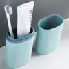 Copo para Enxaguante Bucal de Viagem Copo para Escova de Dentes Dormitório Estudantil Balde para Escova de Dentes Copo de Lavar Pasta de Dente Escova de Dentes Caixa de Armazenamento Viagem Portátil