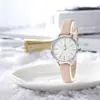 Shengke SK Nuevo Simple Moda Casual Cuarzo Correa de Fibra de Agua Reloj Redondo Estudiante