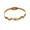 Pulsera de serpiente con ojos de aceite y gotas de joyería nueva de Europa y Estados Unidos, pulsera vintage de acero inoxidable turquesa B425