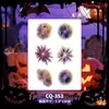 Pegatinas de tatuaje de Halloween con múltiples diseños al por mayor: calabaza, fantasma, araña, calavera, varias cicatrices sangrientas, heridas falsas