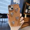 Para Apple 16PRO marco de fotos de metal plateado amor funda para teléfono iPhone7P/XS funda protectora de TPU todo incluido