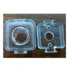 Concha de luminária de beiral quadrada de 3cm Concha de luminária de beiral de LED Concha de luminária decorativa de paisagem de beiral de LED Embalagem secundária Concha de PC