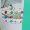 Botões Pequenos Coloridos Pacote de Material DIY Feito à Mão Jardim de Infância Pintura com Cola Criativa Botões Redondos de Resina para Crianças