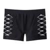 Talla grande Sexy sin costuras con calado Panties para mujer Europeas y americanas Deportes Fitness para mujer Bóxers de cintura media Cómodos Shorts transpirables