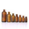 Tapa Antirrobo Botella de Vidrio Marrón Esencia Hidrosol Botella Cosmética 30ml Gotero Azul Vidrio Botella de Aceite Esencial